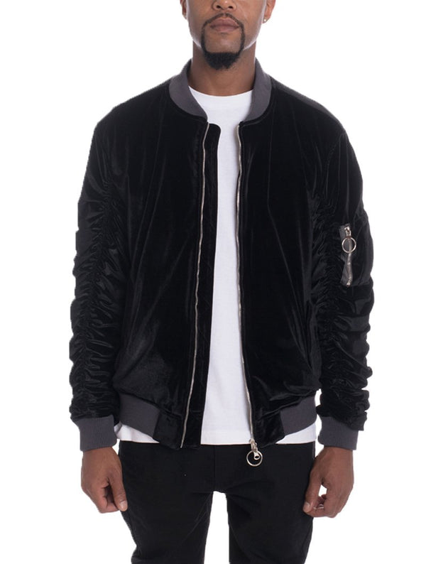 VELOUR BOMBER