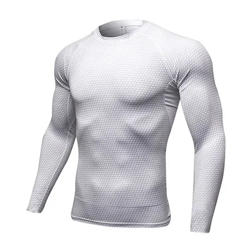 Long Sleeve Fitness Tights Sport Shirt Men , Quickly Dry  Soccer Jersey Running T-shirts Gym Clothing Crossfit Top Mens Rashgard