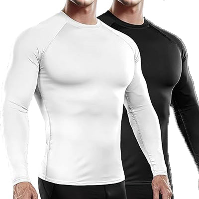 Compression Running T Shirt Men Sportswear Long Sleeve Workout Jersey Gym Fitness Tights Training Rashgard Sport T-shirt Men