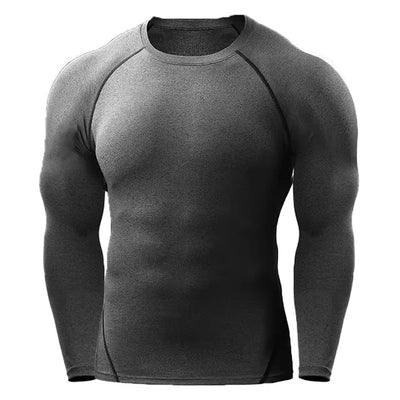 Compression Running T Shirt Men Sportswear Long Sleeve Workout Jersey Gym Fitness Tights Training Rashgard Sport T-shirt Men