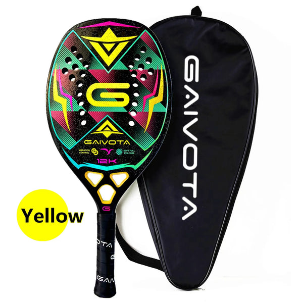 GAIVOTA 2023 new beach Tennis racquet 3K/12K/18K rough surface+backpack