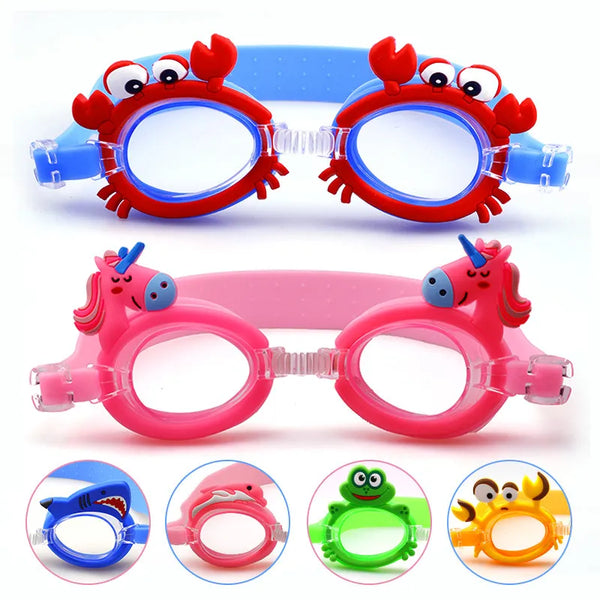 Baby Cartoon swimming goggle anti-fog