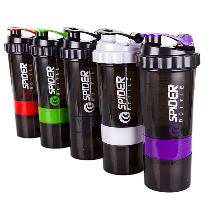 Mixo 3 Layers Protein Powder Shaker  Bottle