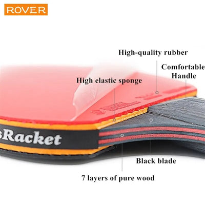 Table Tennis Racket Ping Pong Racket  2PCS