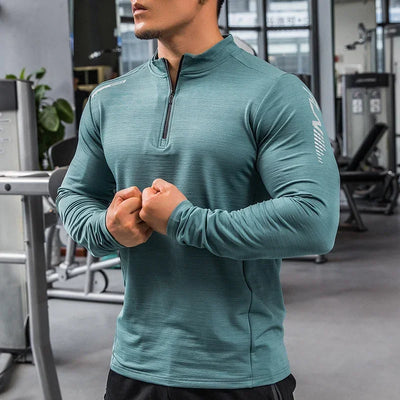 Mens Gym Compression Shirt Male Rashgard Fitness Long Sleeves Running Clothes Homme T-shirt Football Jersey Sportswear Dry Fit