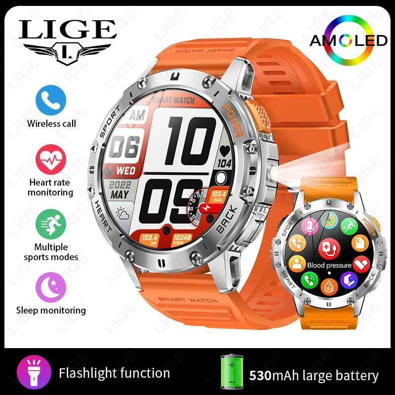 LIGE Smart Watch Men