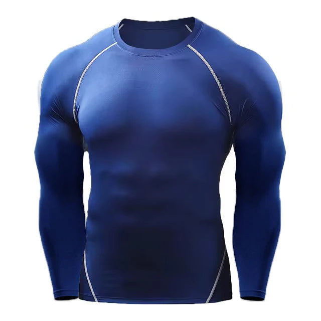 Compression Running T Shirt Men Sportswear Long Sleeve Workout Jersey Gym Fitness Tights Training Rashgard Sport T-shirt Men