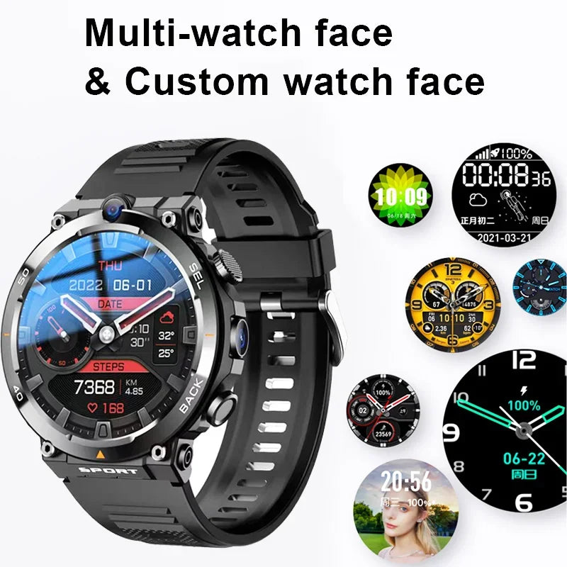 SIM Card Smart Watch Dual Camera GPS Wifi NFC