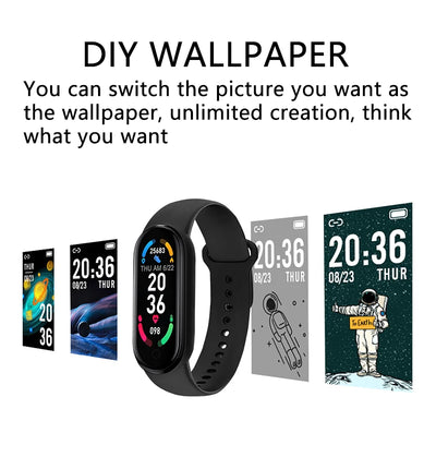 M6 Smart Watch Men Women Fitness Band