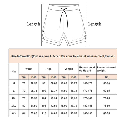 Camo Running Shorts Men Gym Sports Shorts 2 In 1 Quick Dry Workout Training Shorts