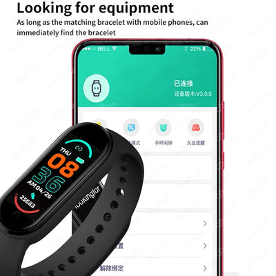 M6 Smart Watch Men Women Fitness Band