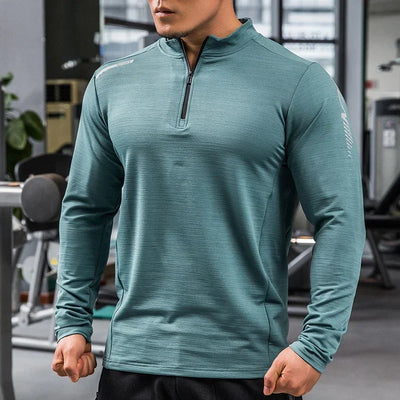 Mens Gym Compression Shirt Male Rashgard Fitness Long Sleeves Running Clothes Homme T-shirt Football Jersey Sportswear Dry Fit