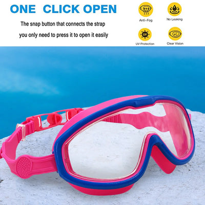 Big Frame Kids Anti Fog Swim Goggles