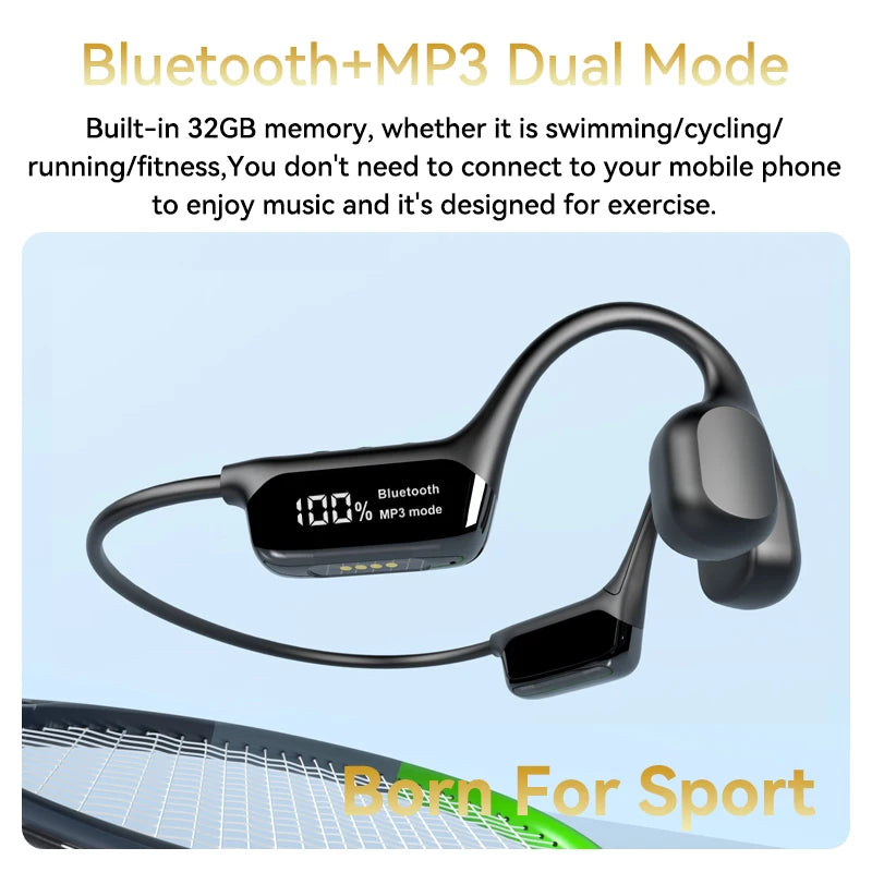 Xiaomi Mijia Bone Conduction Earphones IPX8 Waterproof Headset for Swimming