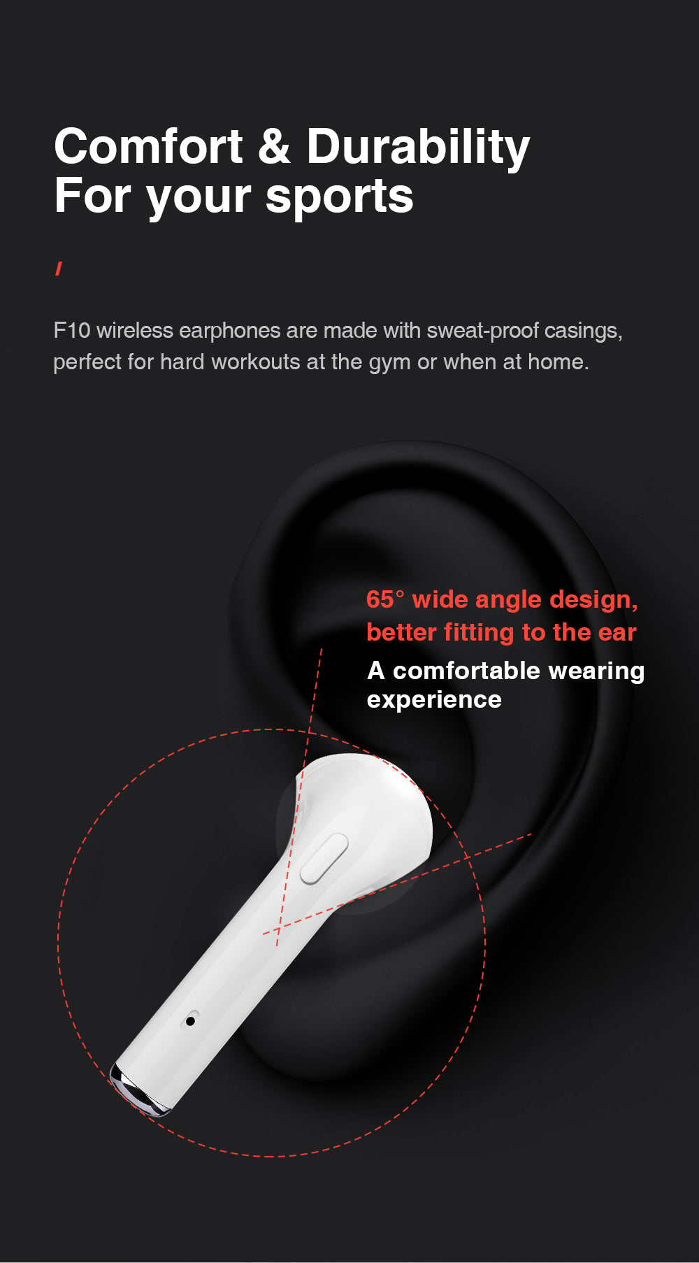 Turnado Wireless earbuds for apple Huawei Samsung